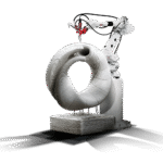 Forma të printuara 3D të përbëra prej betoni Forma 3D të printuara me beton me teknologjinë Bauminator.