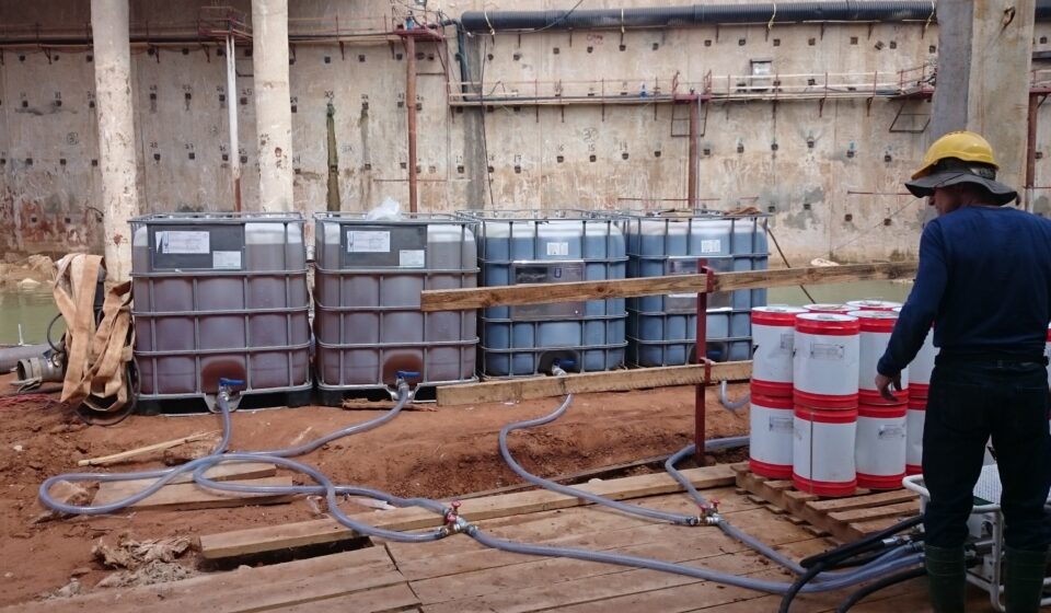 Hidroizolim me injeksion resine Spetec, teknika speciale.