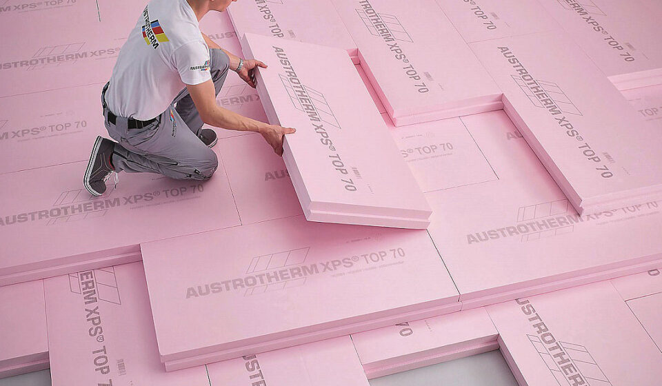 Izolim termik XPS Austrotherm i cilësisë së lartë.