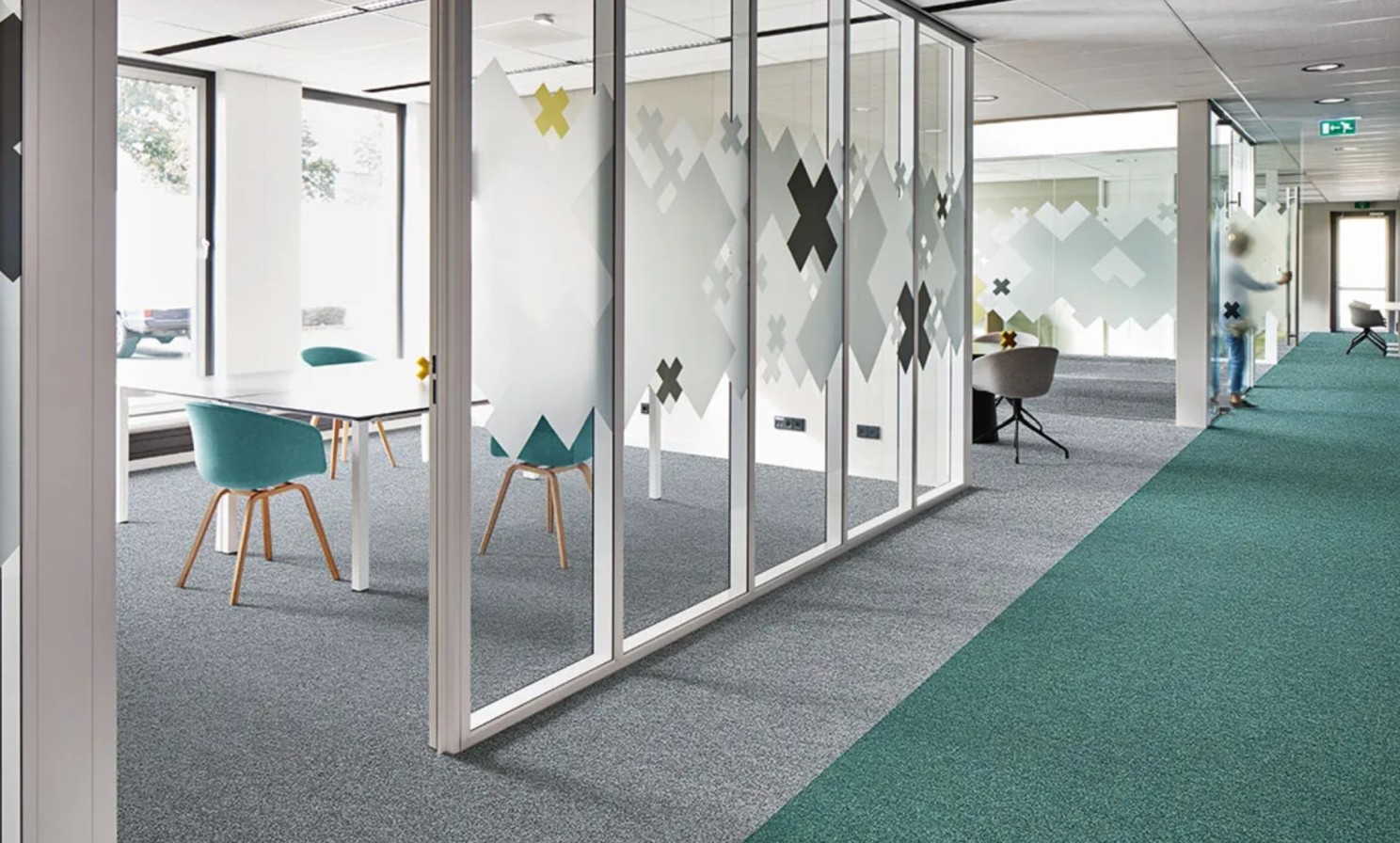 Moket profesional Needlefelt i cilësisë së lartë nga Forbo Flooring Systems.