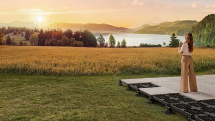 Dysheme të Ngritura për Ambientet e Jashtme Dysheme te ngritura lundruese impertek gravity